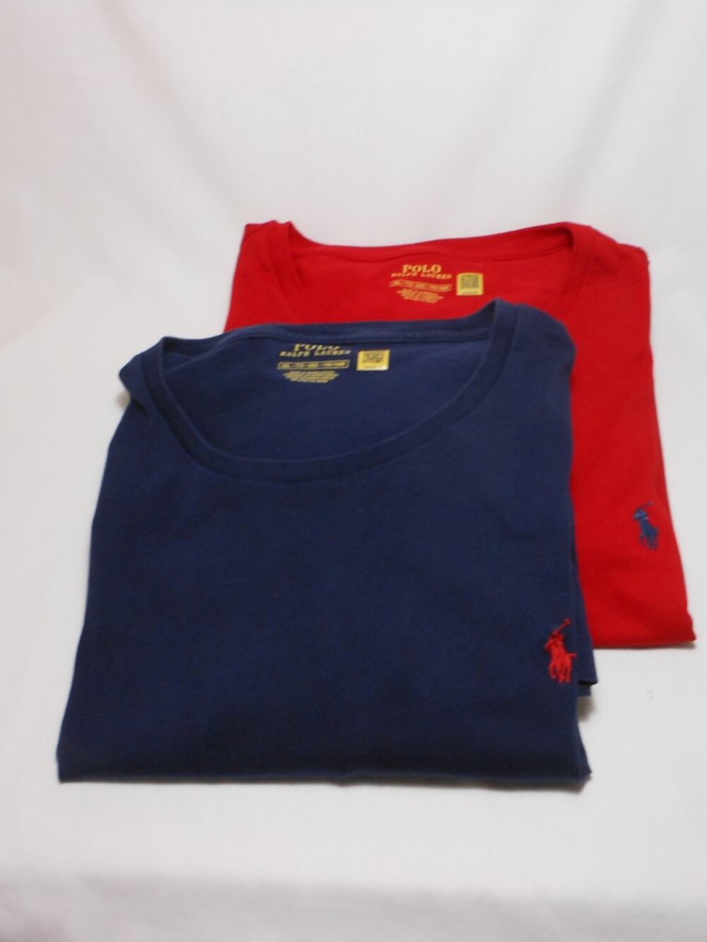 collection of 2 Polo Ralph Lauren long sleeves crew neck T shirts